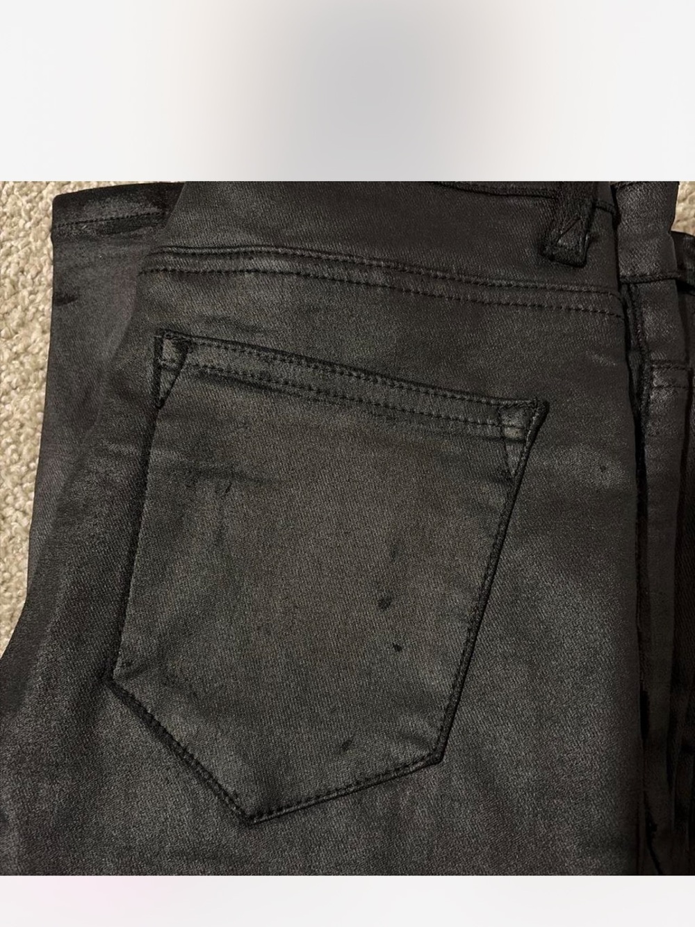 Edited flare leather pants - Picture 4 of 5